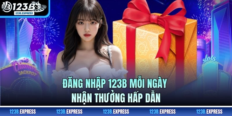 Đăng nhập 123B mỗi ngày nhận thưởng hấp dẫn